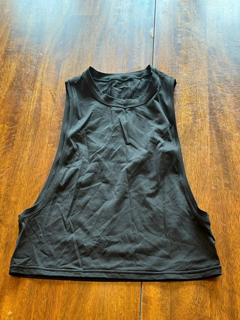 Lululemon Black Seamless Tank Crop Top *No Size Tag - See Measurements